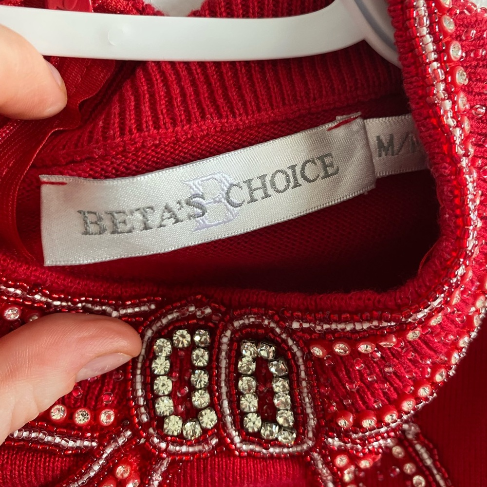 Beta’s Choice Red Sleeveless Top - Picture 4 of 12